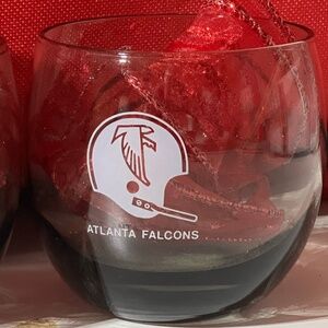 Pair of Atlanta Falcons NFL Cocktail Glasses